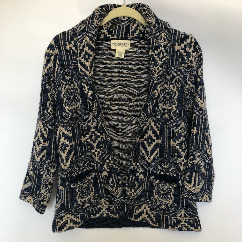 Denim and supply Ralph Lauren blazer Knit jacket
